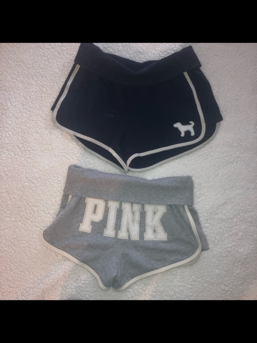 PINK Victoria's Secret Roll Down Shorts